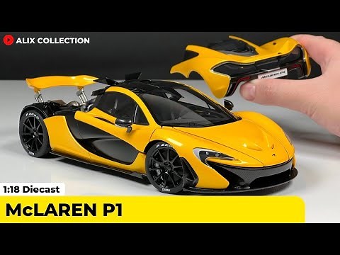 Unboxing of McLaren P1 1:18 Scale Model Car by AUTOart (4K)