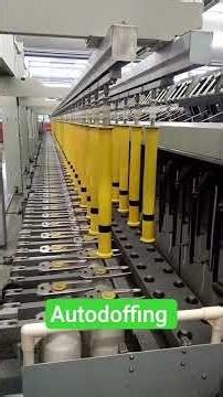 🔧 Simplex Machine Auto Doffing Demo #machine #spinningmill #textileengineering #wireworks