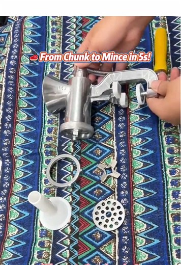Make fresh, healthy meals in seconds! This powerful meat grinder turns your favorite cuts into perfect ground meat at home. #MeatGrinder #TikTokMadeMeBuyIt #HomeCooking #KitchenEssentials #Foodie