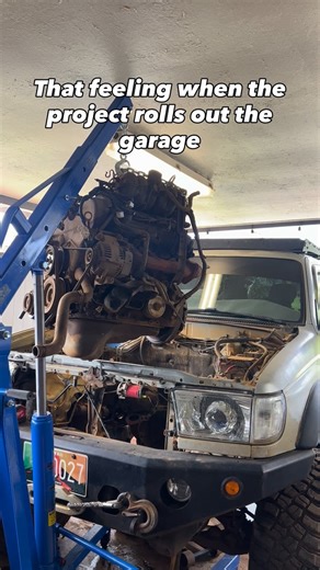 Colby on Instagram: "When the project rolls out the garage. It’s just pure bliss. Or pain. Depends on why you rolled it out😂 #4runner #3rdgen4runner #offroad #4x4 #4wd"