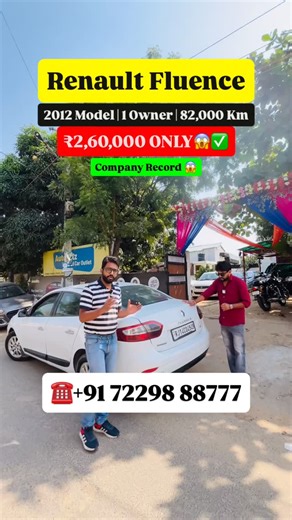 Nirmal Dandia on Instagram: "Renault Fluence 2012 Model for sale 🔥 ☎️Call Now +91 72298 88777"
