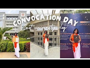 Convocation ￼day Vlog🎓| University life| Reva university~ {By uni, master degree,campus, success}❤️🥹