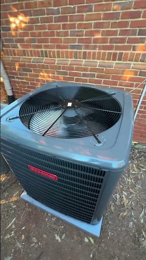 New Install Goodman GLXS4 5-Ton Central Air Conditioner Startup