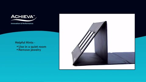 Achieva SMART Mirror Box Therapy, One Hand Use. Mirror Position Adjusts. Cutout for Air Flow and Therapist View for Occupational, Physical Rehab, Phantom Limb Pain, Stroke Rehabilitation, CRPS.