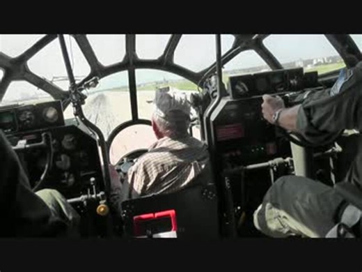 B-29　離陸（コクピット視点）