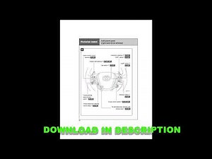 Toyota Avensis 2009–2019 Owner’s Manual PDF English | Technical & Maintenance Handbook