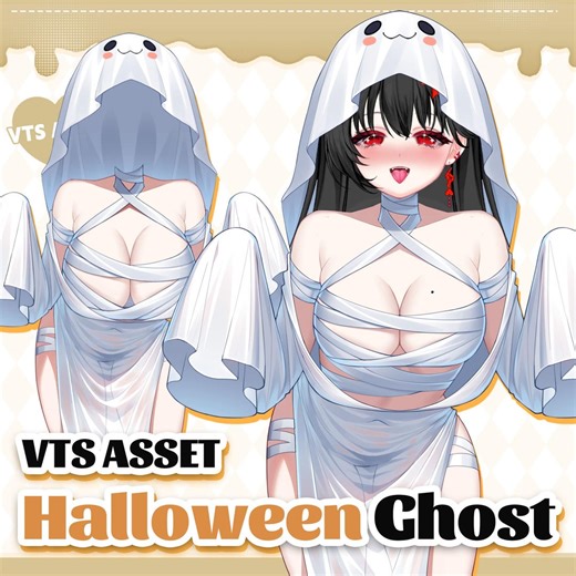 Halloween Vtuber Asset | Vtuber Outfit | Ready to Use | Vtube Studio | Live2d Model - Etsy