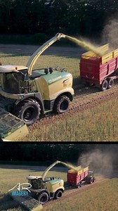 Splitting wholecrop fields in reverse with the Krone 1180 Big X with the Claas 830 Axion and Herron trailer Nes NI Ltd #farming #agriculture #arimagery | AR Imagery - Farming & Agricultural Videographer