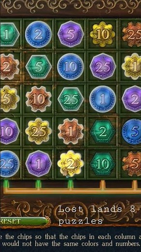 Lost lands 8 puzzles #shorts
