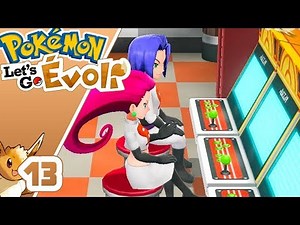 LA TEAM ROCKET AU CASINO - POKEMON LET'S GO EVOLI ~13~ COOP
