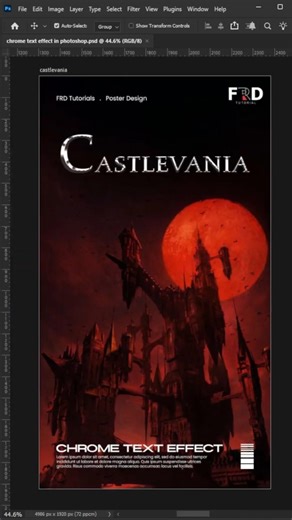How to Create Chrome Text Effect on any Font in Adobe Photoshop cc tutorial ( 2026 ).