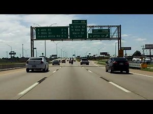 Interstate 35 - Oklahoma (Exits 120 to 106) southbound