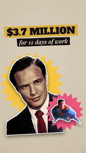 Brando got $3.7 million. Superman was billed third #filmproduction #endcredits #filmmaking