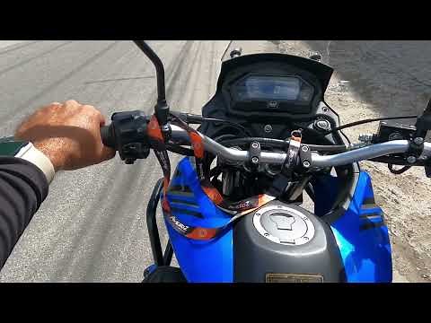 Nova Avelloz AZX 160 EFI 2025 agora fazendo teste Drive em ruas e ladeira testando a força da Moto
