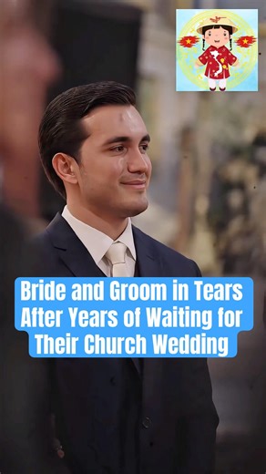 Bride and Groom in Tears After Years of Waiting for Their Church Wedding