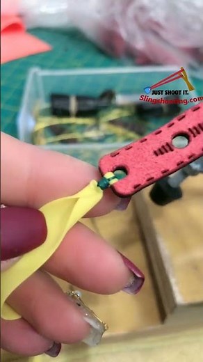 how to tie slingshot bands neatly