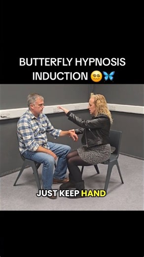 Butterfly hypnosis Induction #hypnosis #hypnotic #femalehypnotist #hypnose #induction