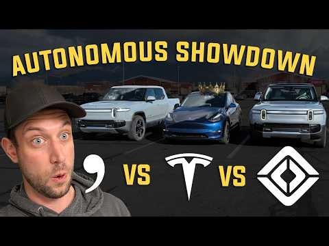 We Tested Rivian vs Tesla vs Comma AI (And TWO Completely Gave Up)