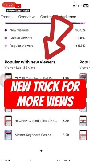 HOW to GET More VIEWS 🚀#shorts #youtubestudio #youtubetips #views #moreviews