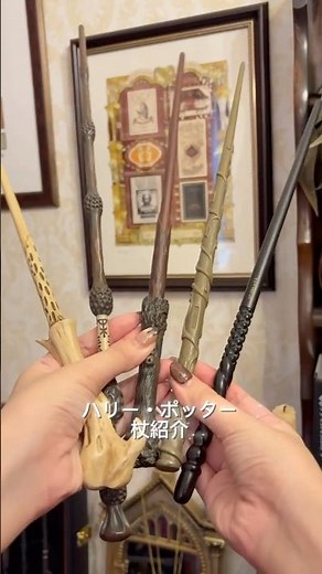 【杖紹介】ハリーポッターの魔法の杖コレクション🪄✨ #harrypotter #ハリーポッター