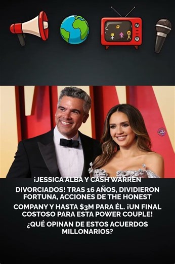 ¡Jessica Alba y Cash Warren divorciados! 💔