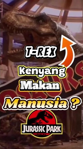 Did T-Rex really get enough from eating humans? #trex #jurassicpark #dinosaur #dinosaurfacts