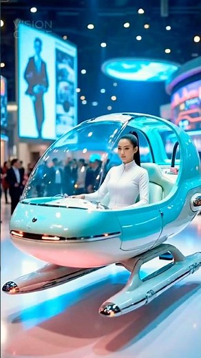 They Built the Jetsons Car IRL #futuristic #autoshow #shorts