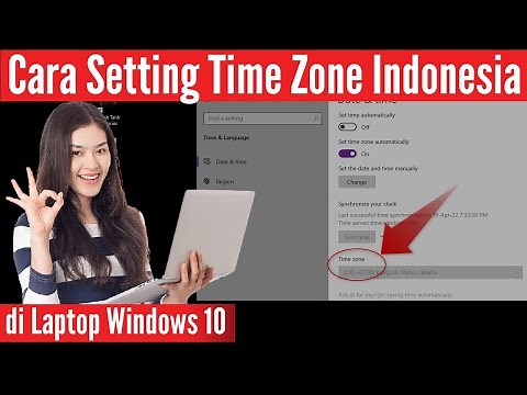 How to Set the Indonesian Time Zone on a Windows 10 Laptop