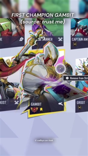 FINALLY - it took me 88hrs on gambit to do this??? surely the 30% boost doesn’t lower the time played that much???? | @♧𝖄𝖆𝖗𝖆♧ my stinker | #marvelrivals #gambit #champion #duo #fyp