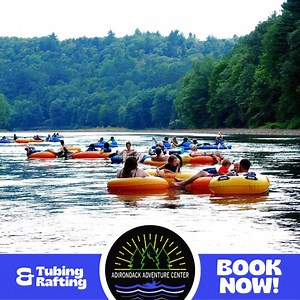 Ready for the ultimate summer adventure? ☀️🌊 Just 10 minutes from Lake George, Adirondack Adventure Center is your go-to spot for Whitewater Rafting and Lazy River Tubing. Whether you're chasing thrills or soaking up the scenery, it’s time to make a splash! 💦 👉 Book your adventure now and get ready to make unforgettable memories: https://bit.ly/43EB2xo | LakeGeorge.com