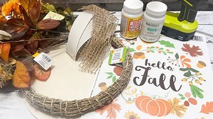 7.2K views · 517 reactions | I spotted this window cling at Dollar Tree and new I wanted to add it to a Fall wreath! It was so easy to make and looks great! What do you think? Would you make one? | We Craft Around | Facebook