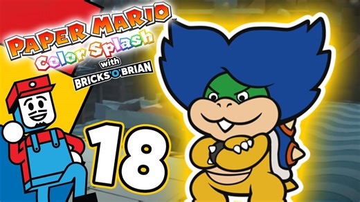 Ludwig's super sub! - Paper Mario Color Splash with Bricks 'O' Brian