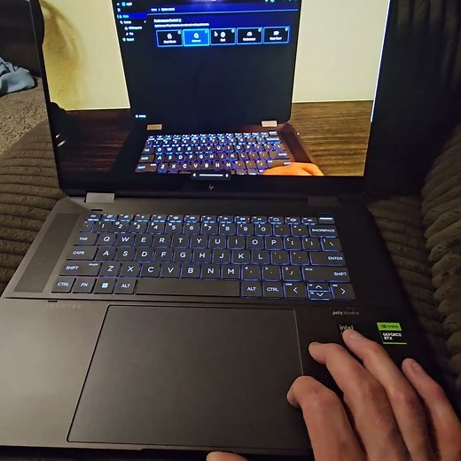 2024 hp spectre x360 16 haptic trackpad and features