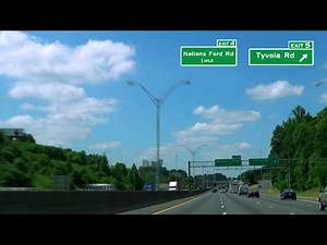 I 77 South Charlotte, NC Mile 13 to Mile 0