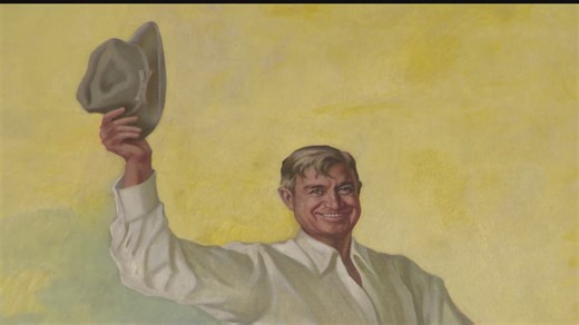 Will Rogers Memorial Center restores iconic 15-foot portrait as part of major renovation