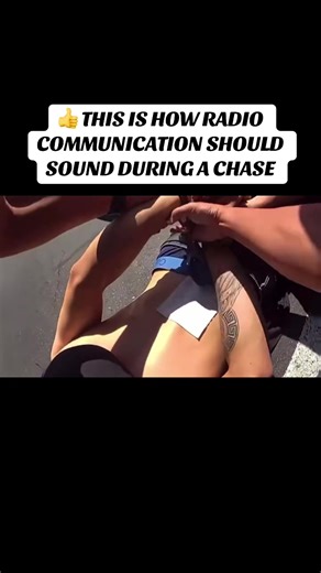 Radio Communication Techniques During Police Chases