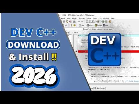 How to install Dev C++ on Windows 10/11 (Updated 2026)