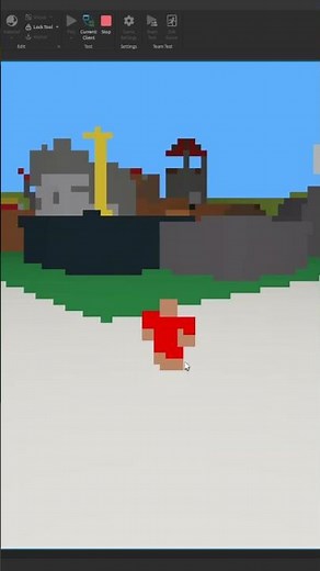 Make Your Roblox Game Look Retro with a Pixel Shader! #roblox #robloxstudio