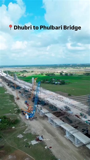 Follow @jainsahab5966 for more updates 🫂 India’s Longest River Bridge ( Dhubri to Phulbari Bridge) #assam #dhubri #explorepage✨ #viral #trendingreels | Vivek Jain