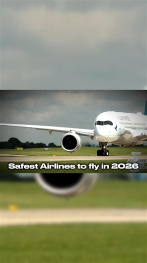 Safest airlines to fly in 2026 part 2 #aviation #aircraft #airplane
