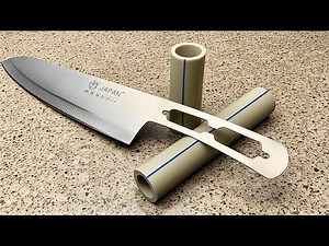 Even NASA Professors Had to Learn This Way From Me! Making PVC Knife Handles