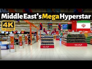 Inside the Largest Hyperstar in the Middle East | Iran Mall Shopping Experience