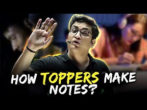 Toppers Make Notes Like This !