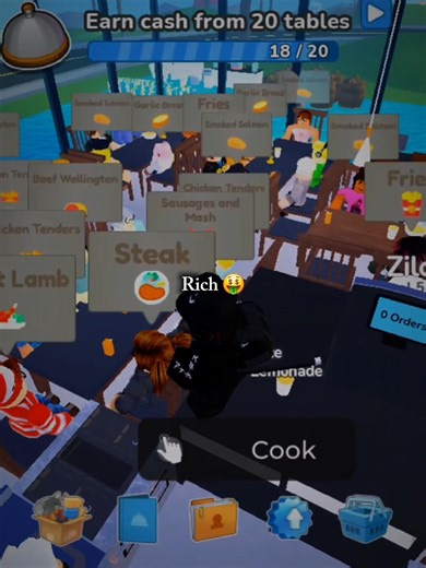 Do this method to become rich in Restaurant tycoon 3! #roblox #restaurant #tycoon #gaming