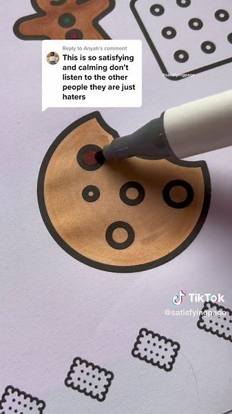 Replying to @Anyah satisfying colouring 🍪 #satisfyingcolouring #satisfyingcoloring #satisfyingsounds #colouringin #oddlysatisfying #satisfying #markerasmr