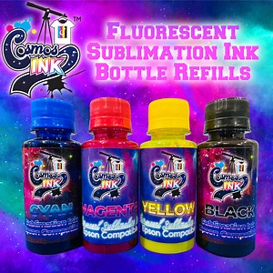 Epson Printer Fluorescent Sublimation Ink Refills | Cosmos Ink®
