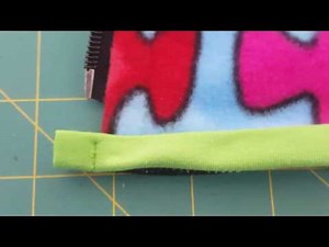 Hem binding for Fleece Vest patterns
