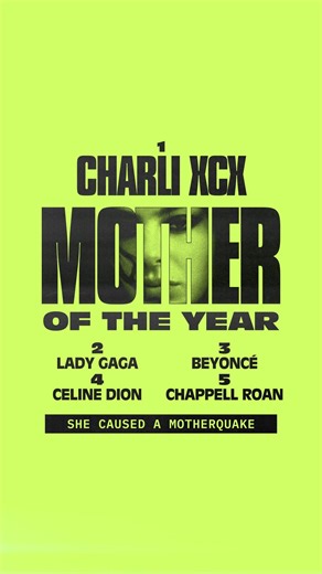 Grindr on Instagram: "🏆Mother of the Year🏆 welcome Charli XCX to the Gay Year in review🔥 want more? check the link in bio #GrindrUnwrapped"