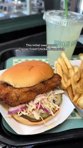 Now a part of our Midday Lunch Special! Fried Chicken Sandwich with regular Fries & a fountain soda or Lemonade. Only $12! Harlem location only. 11am-4pm Mon through Thursday. #HarlemShake #HarlemShakeNYC #DC