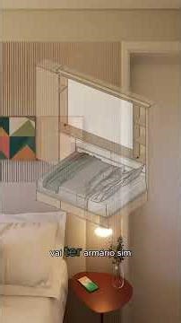 O layout que transformou esse quarto pequeno!